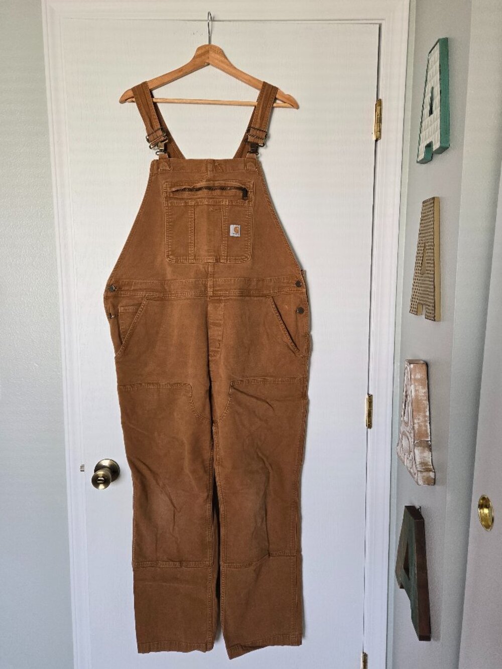 Carhartt bib overalls/ carhartt brown/ XL (16/18) Regular